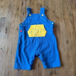 3/20$ Cocomelon Baby Toddler Shortalls Short Overalls size 24 months